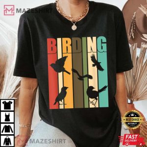 Birding Bird Watching Watcher Women black