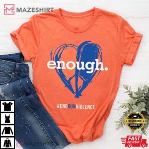 Peace love symbol Anti Gun Shirt Gun Control Shirt