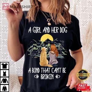A Girl And Her Dog A Bond That Cant Be Broken Women black