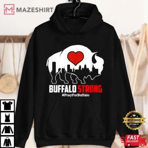 Community Strength Pray Support New York Buffalo Strong Unisex black