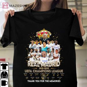Real Madrid Champions Of The Champions League T-Shirt