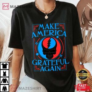 Make America Grateful Again Fans of Classic Rock Premium Women black