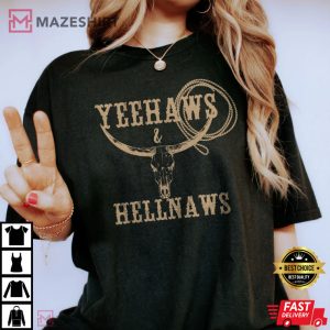 Yeehaw Shirt Cow Skull Shirt Wild West Western 1
