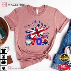 Celebrating Queens 70th year tshirt