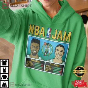 Nba Jam Celtics Brown And Tatum Shirt