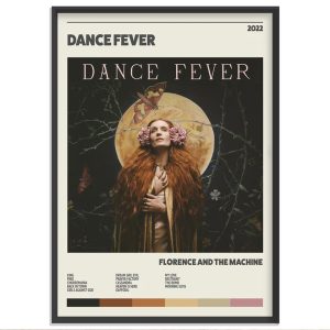Florence and the Machine Dance Fever Retro Album Print Poster