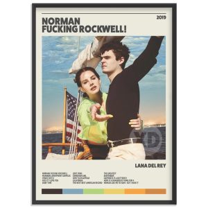 Lana Del Rey NFR! Norman F-ing Rockwell Poster