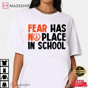 Anti Gun Fear Has No Place In School End Gun Violence Women white
