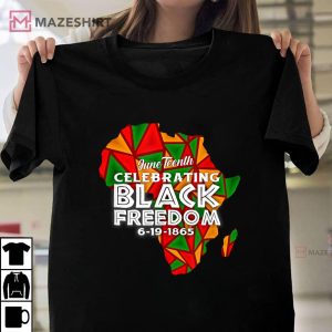 Happy Juneteenth 1865 Black Freedom Melanin Black Pride Unisex shirt 2