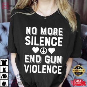 No More Silence End Gun Violence Enough Wear Orange day Women black
