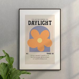 Daylight Print Harry Styles Retro Posters