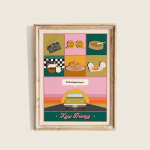 HS Keep Driving Print Wall Art