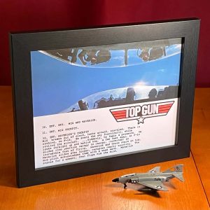 Top Gun Maverick Flips Off the MiG Script Art