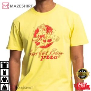 Surfer Boy Pizza T Shirt