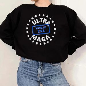 Ultra Mega Proud Ultra Maga Made In USA Women black sw