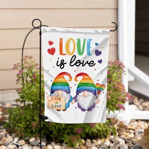 Gnome Love Is Love Flag LGBT Happy Pride Month 2022 Flag
