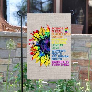 Sunflower Pride Garden Flag Diversity