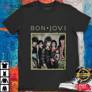 Bon Jovi Framed Rock Band Rock Music Unisex Gift T Shirt