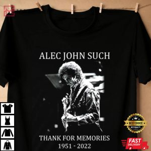 Rip Alec John Such 1951 2022 Bon Jovi Member Thank For Memories Unisex Tee