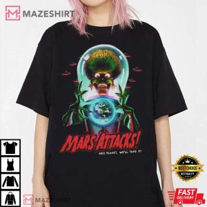 MARS ATTACKS Super Soft Nice Planet Unisex Short Sleeve Tee Shirt