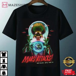 MARS ATTACKS Super Soft Nice Planet Unisex Short Sleeve Tee