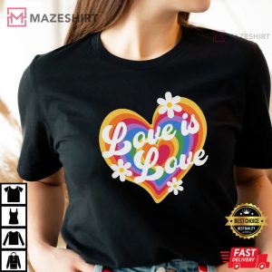 Vintage style pride shirt