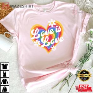Vintage style pride t shirt