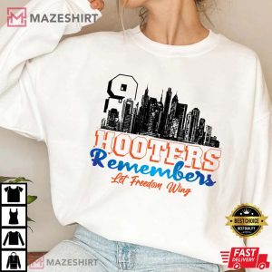 911 Hooters Shirt 911 Hooters Remembers Let Freedom Wing shirt