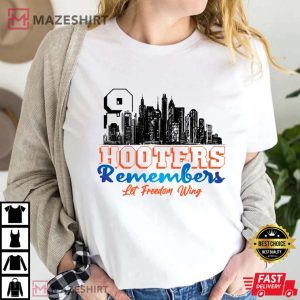 911 Hooters Shirt 911 Hooters Remembers Let Freedom Wing