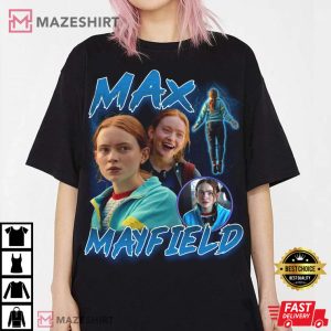 Max Mayfield Shirt Max Mayfield Bootleg 90s Style Tee