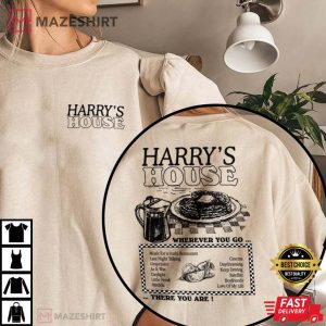 Harry House track list shirt Music For A Sushi Restaurant