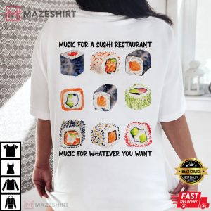Sushi Restaurant Shirt Back