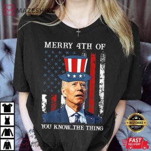 Joe Biden Confused Merry Happy 4th Of You Know...The Thing Women black