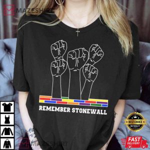 Remember Stone Wall, Stone Wall Inn Shirt, Pride Week Shirt, Pride Shirt, Transgender Ally T-Shirt, LGBTQ Shirt, Gay Pride
