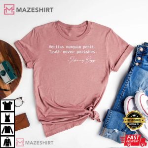 ohnny Deep Tee Veritas Numquam Perit tee