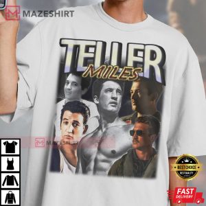 RETRO MILES TELLER Vintage Shirt Miles Teller Homage T shirt