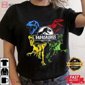 Papasaurus Shirt Jurassic World Dominion T Shirt
