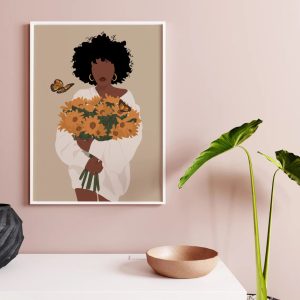 Black art Black woman art African American Art Black Girl Art 1