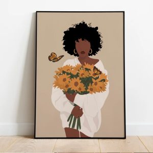Black art Black woman art African American Art Black Girl Art