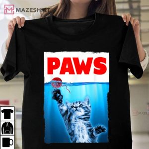 Paws Jaws Kitten Ball String Unisex shirt 2