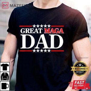 Donald Trump jr fathers day great maga dad Men black t shirt 2
