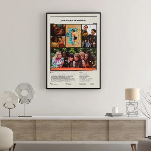 Heartstopper Poster TV Show Nick and Charlie Minimalist TV Series poster