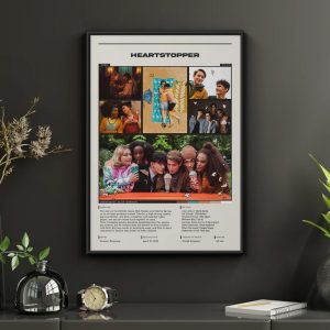 Heartstopper Poster TV Show Nick and Charlie Minimalist TV Series