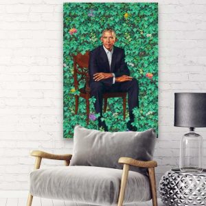Kehinde Wiley Portrait of Barack Obama Posters