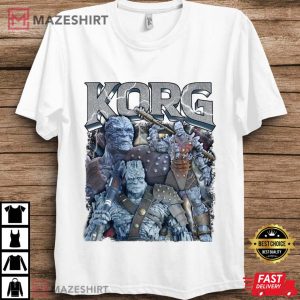 Marvel Korg Portrait Thor Love And Thunder TShirt