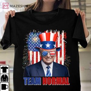 Team Normal 2022 USA America Flag TEAMNORMAL Pro Trump 2024 Unisex shirt 2
