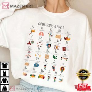 Coping Skills Alphabet Shirt Coping Skills Alphabet