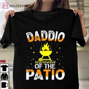 Mens Funny Daddio Of The Patio Fathers Day BBQ Grill Dad Unisex shirt 2