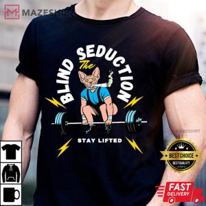 Powerlifting Smoking Cat Premium Men black t shirt 2