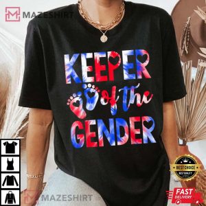 Keeper Of The Gender 4th Of July Baby Gender Reveal Women black
